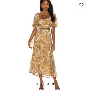 Revolve Set- Midi Skirt & Crop Top